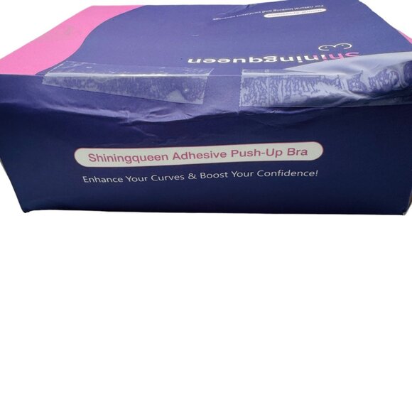 Shiningqueen Adhesive Bra Sticky Bra For Nipple Covers D Cup Beige - Picture 3 of 5